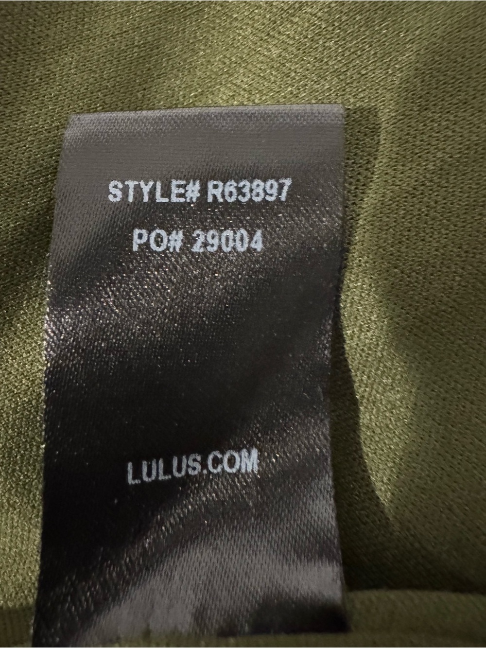 Lulus Lost in Paradise Olive Green Maxi Crepe Dress Size Small - Picture 11 of 12